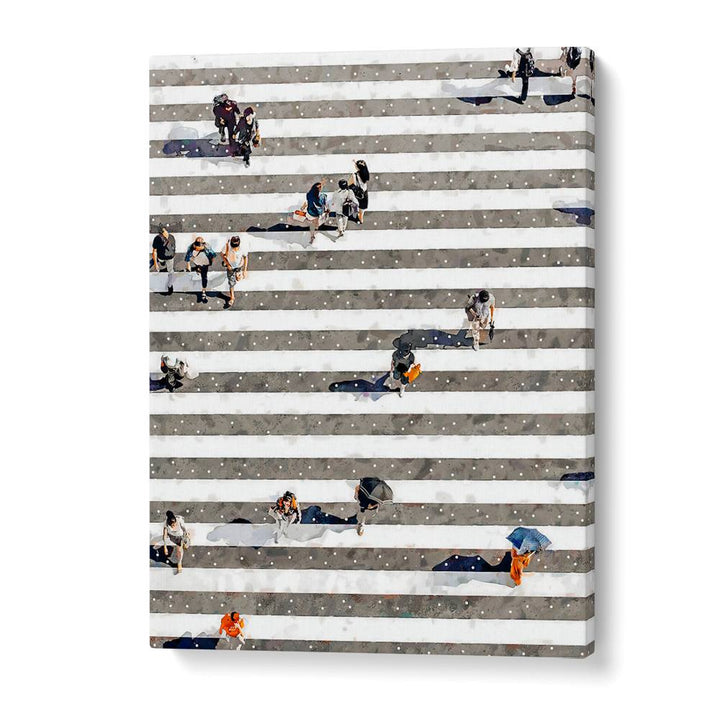 BUSY CITY CROSSWALK