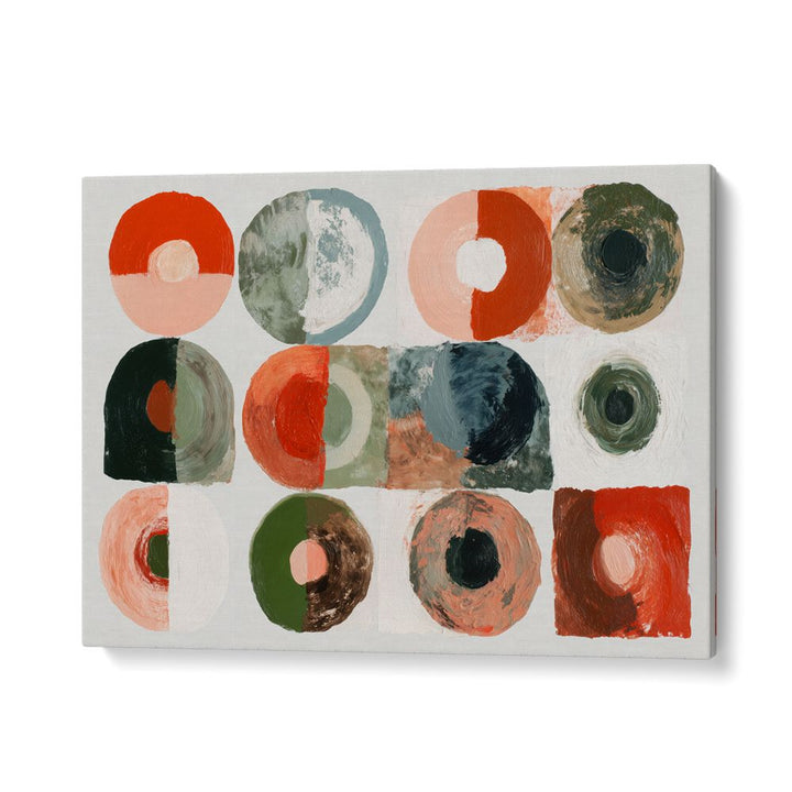 ABSTRACT CIRCLES IN EARTHY TONES