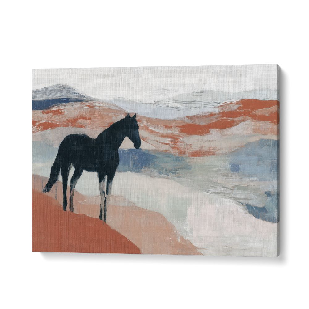 DESERT HORSE AT SUNSET