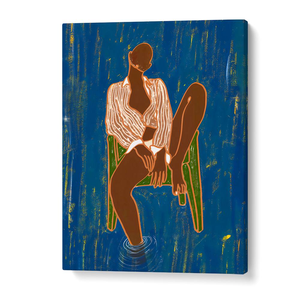 SERENE WOMAN IN WATER