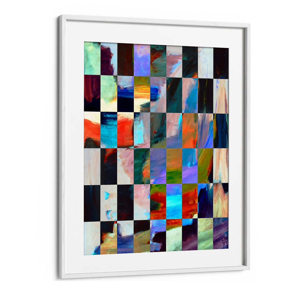 VIBRANT ABSTRACT GRID
