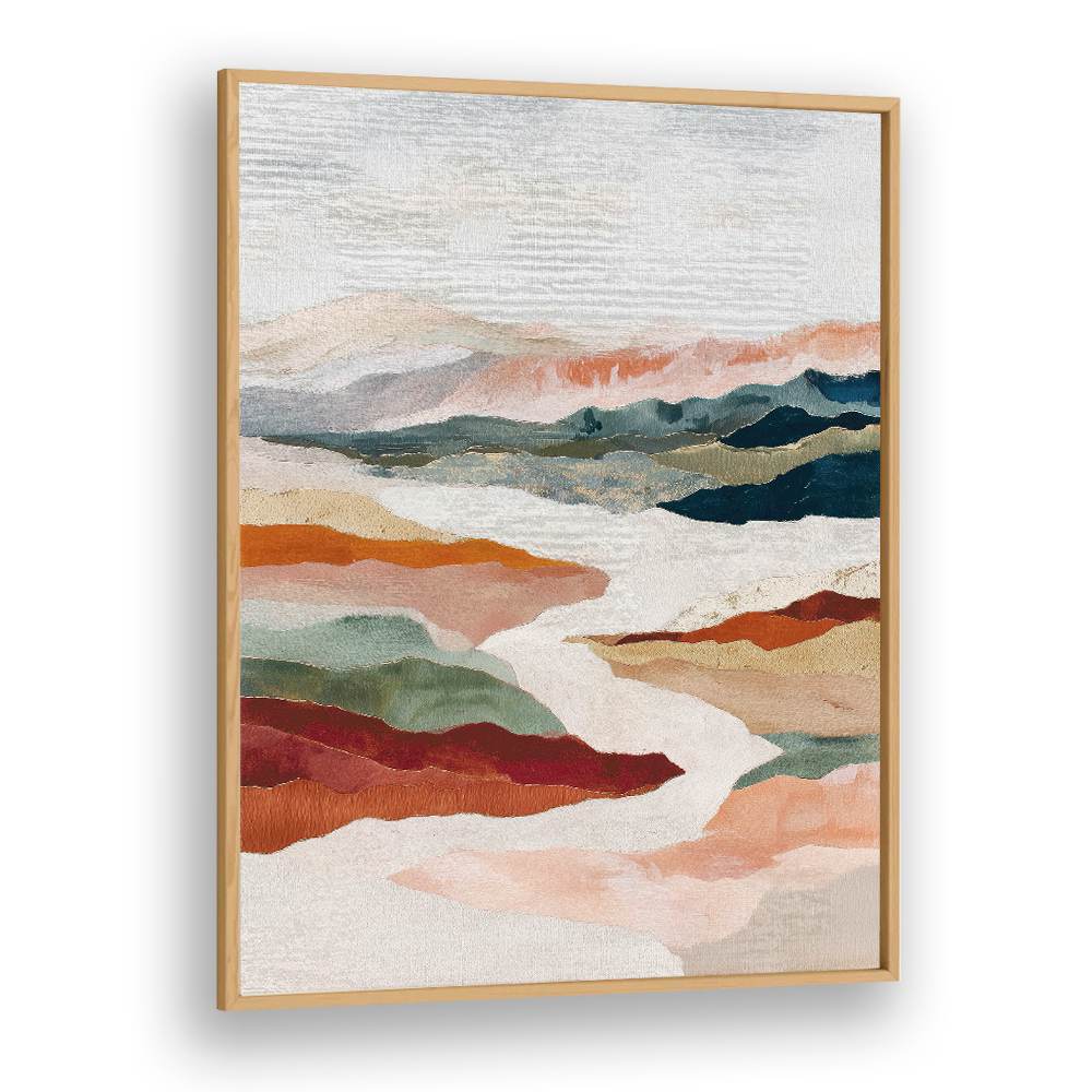 MOUNTAIN VALLEY WITH FLOWING RIVER