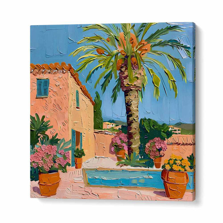 VIBRANT MEDITERRANEAN COURTYARD