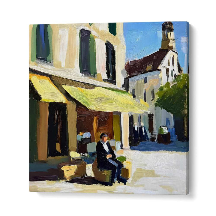 MAN AT SUNNY CAFE