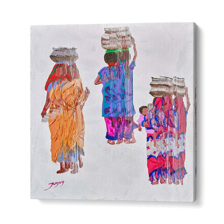 VIBRANT CARRYING WOMEN