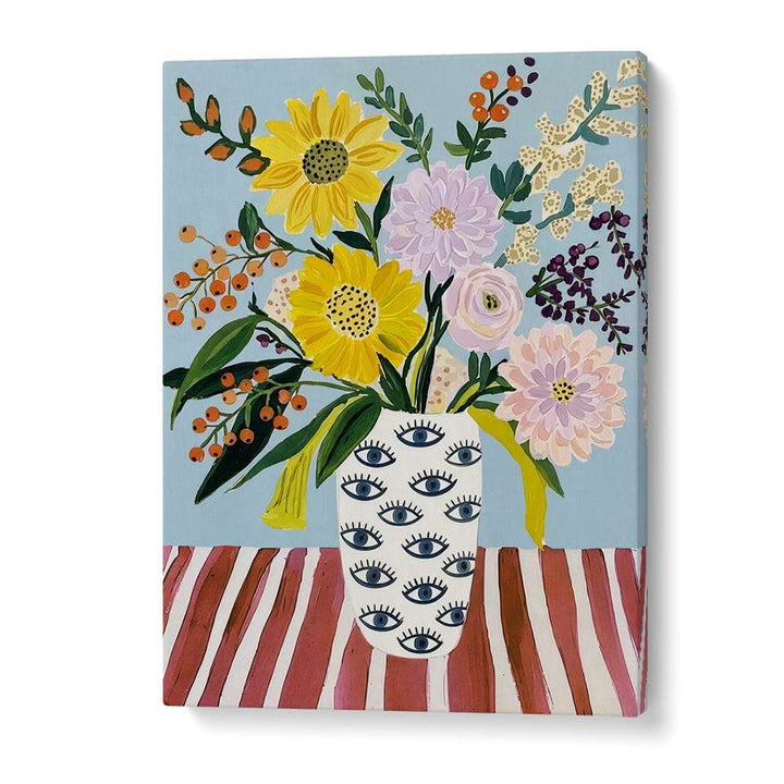CHEERFUL FLOWERS EYE VASE