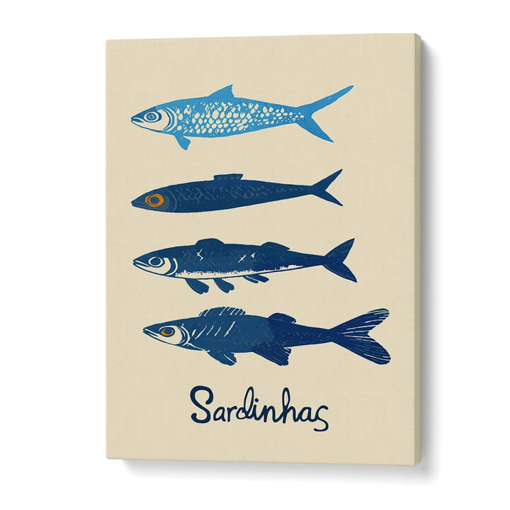 STYLIZED BLUE SARDINES