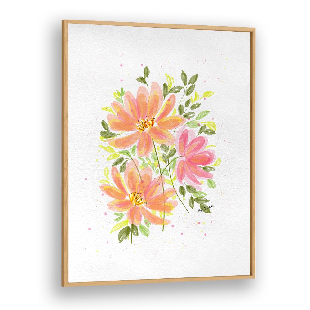 ORANGE FLORALS III