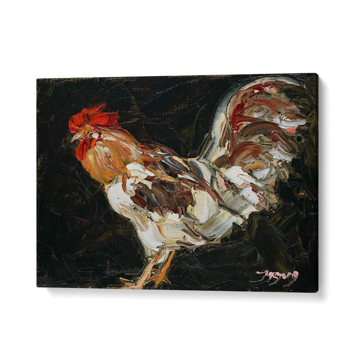 VIBRANT IMPASTO ROOSTER