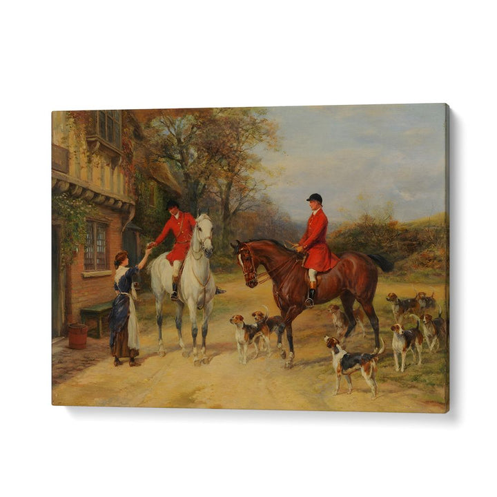 THE HUNTSMEN'S DEPARTURE