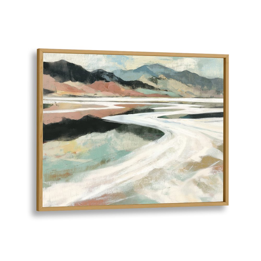 ABSTRACT DESERT SALT FLATS