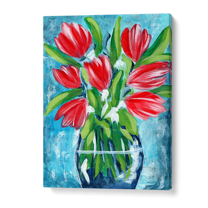VIBRANT RED TULIPS