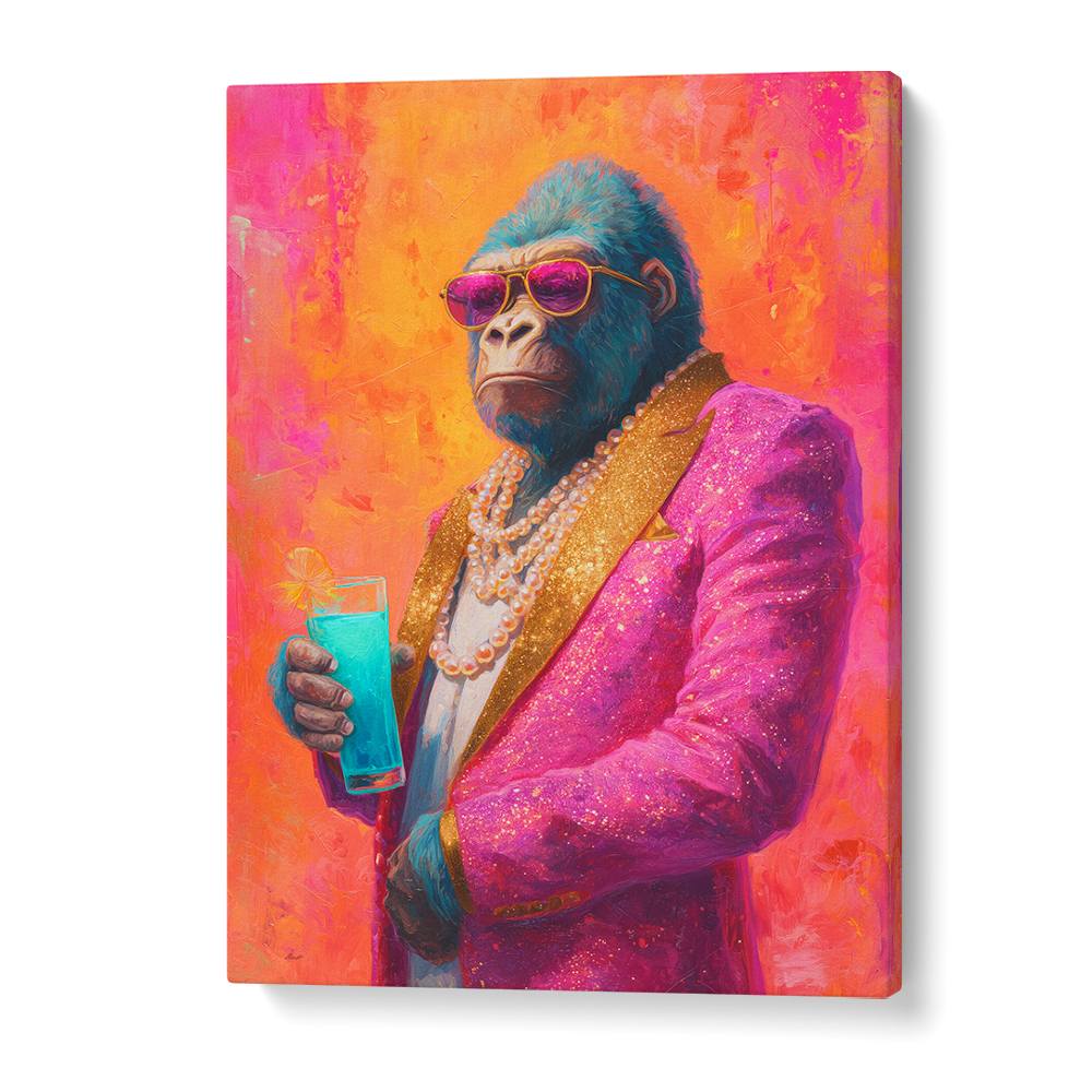 COOL GORILLA PINK SUIT