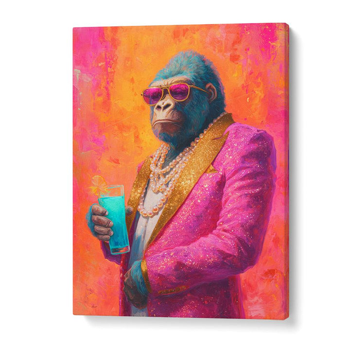 COOL GORILLA PINK SUIT