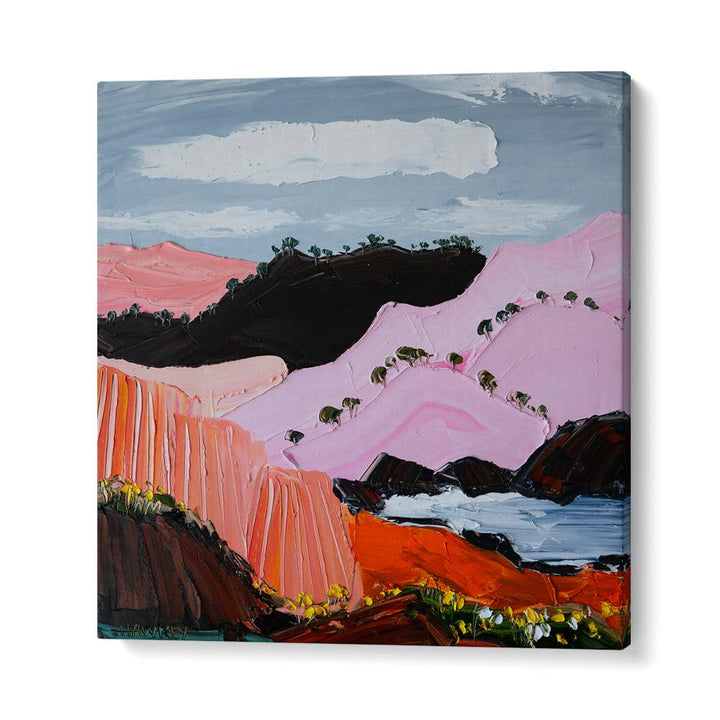 PINK COASTAL MOUNTAINS