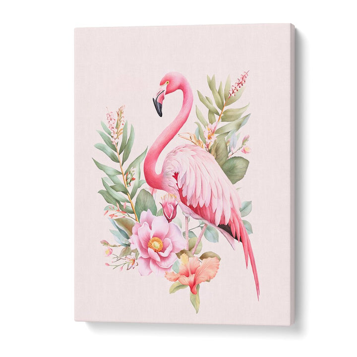 PINK FLAMINGO TROPICAL BLOOM