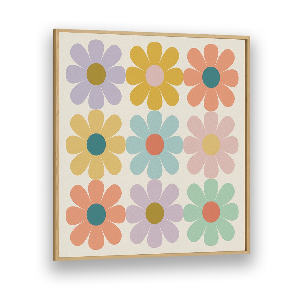 GROOVY PASTEL DAISIES I