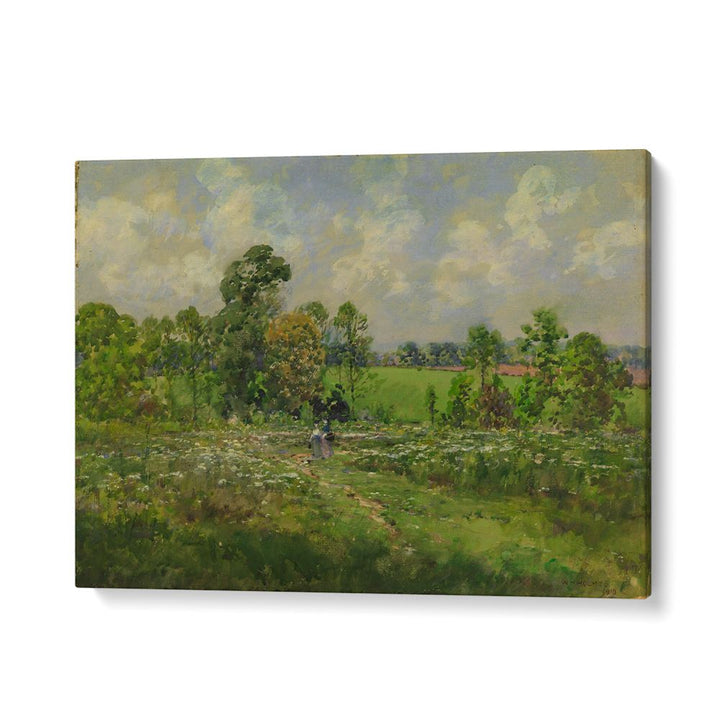 FLOWERY MEADOW ,VINTAGE LANDSCAPE