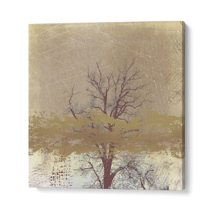 GOLDEN BARE TREE ABSTRACT
