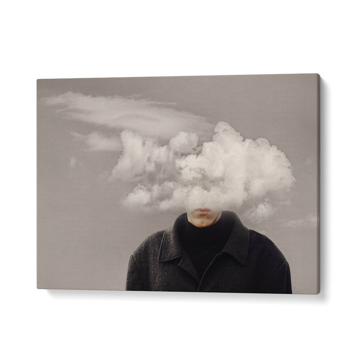 MAN'S HEAD IN CLOUDS