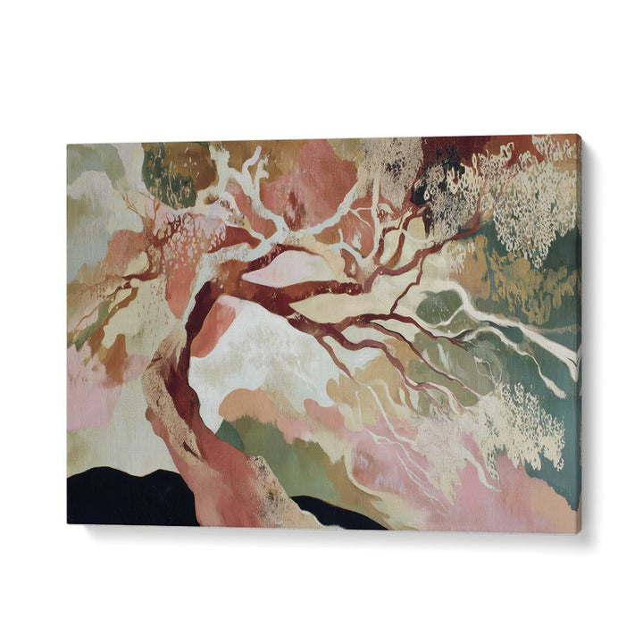 WINDSWEPT TREE WITH FLOWING BRANCHES