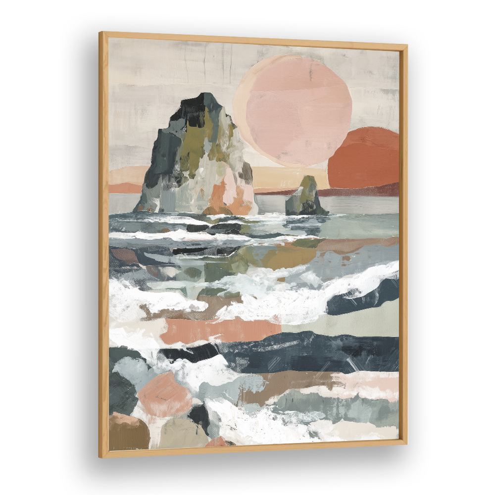 SEA STACK AT SUNSET