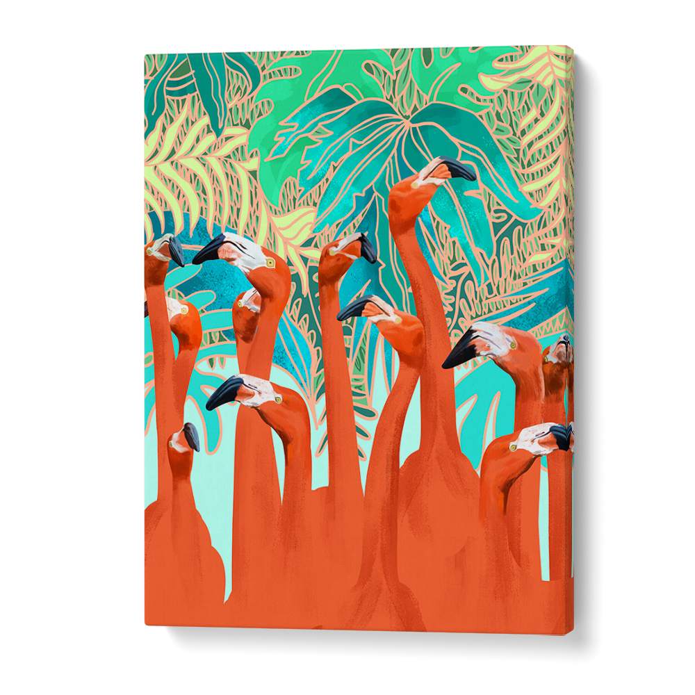 EXOTIC FLAMINGO FLOCK