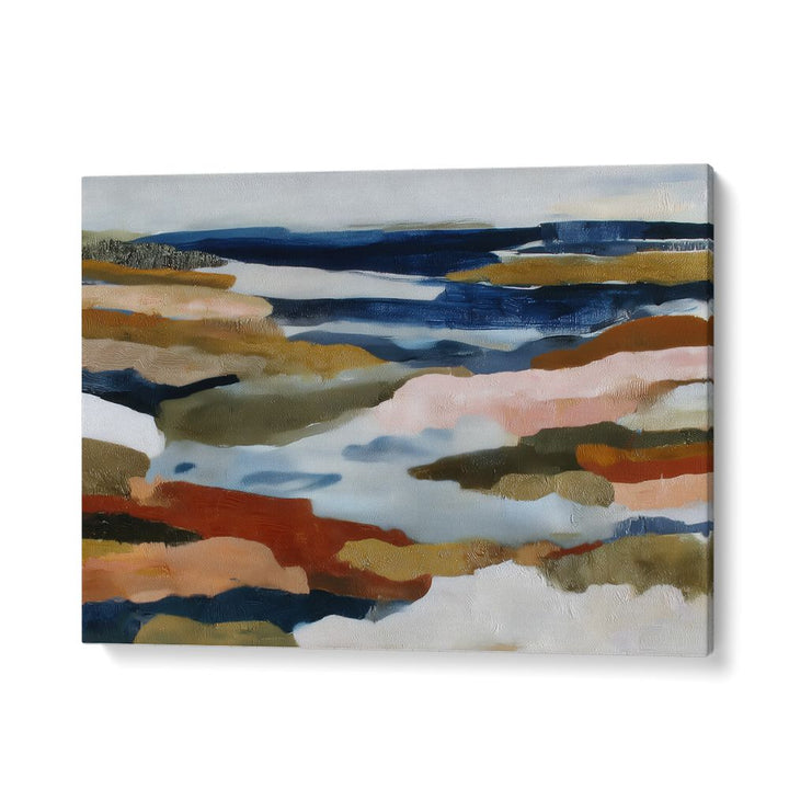 COASTAL HORIZON WITH GOLD ACCENTS