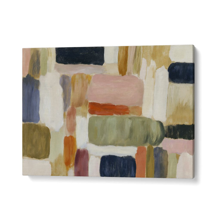 HORIZONTAL BLOCKS IN SAGE AND NAVY