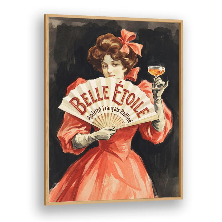 ELEGANT LADY WITH APERITIF