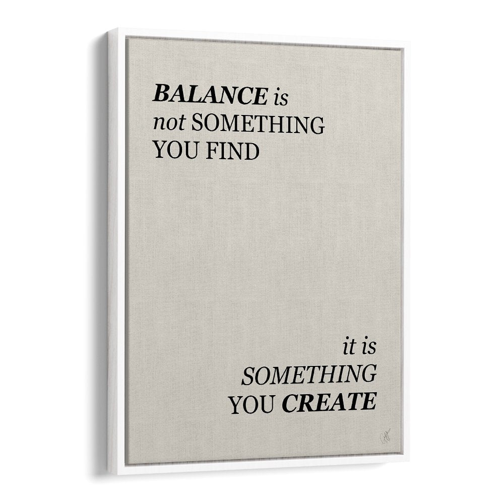 BALANCE IS CREATED
