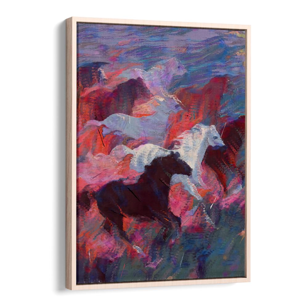 VIBRANT RUNNING HORSES