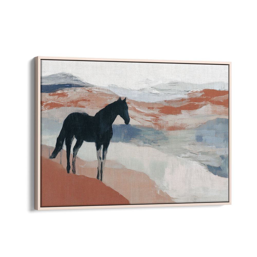 DESERT HORSE AT SUNSET