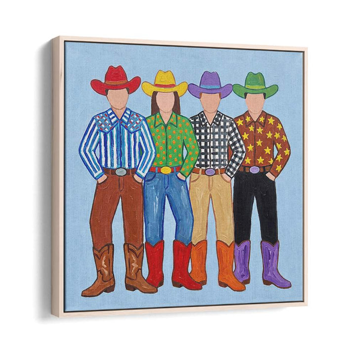 FOUR COLORFUL COWBOYS