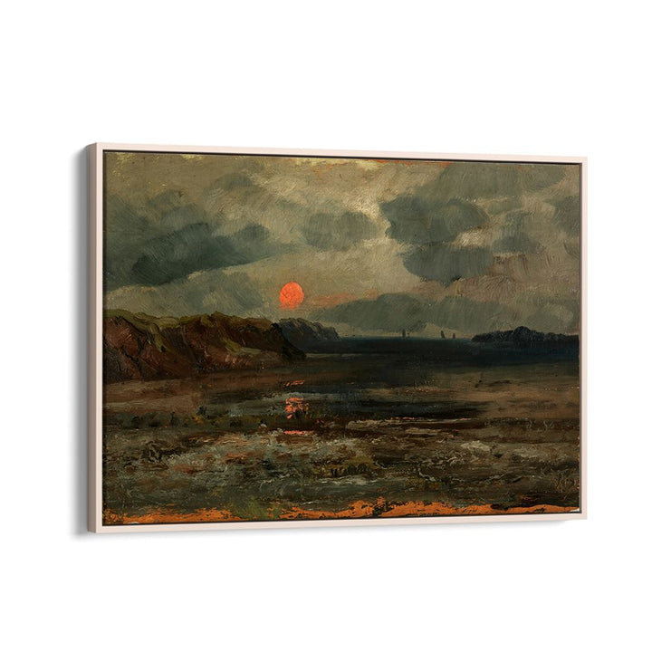 SUNRISE OVER FISHING WATERS, VINTAGE LANDSCAPE