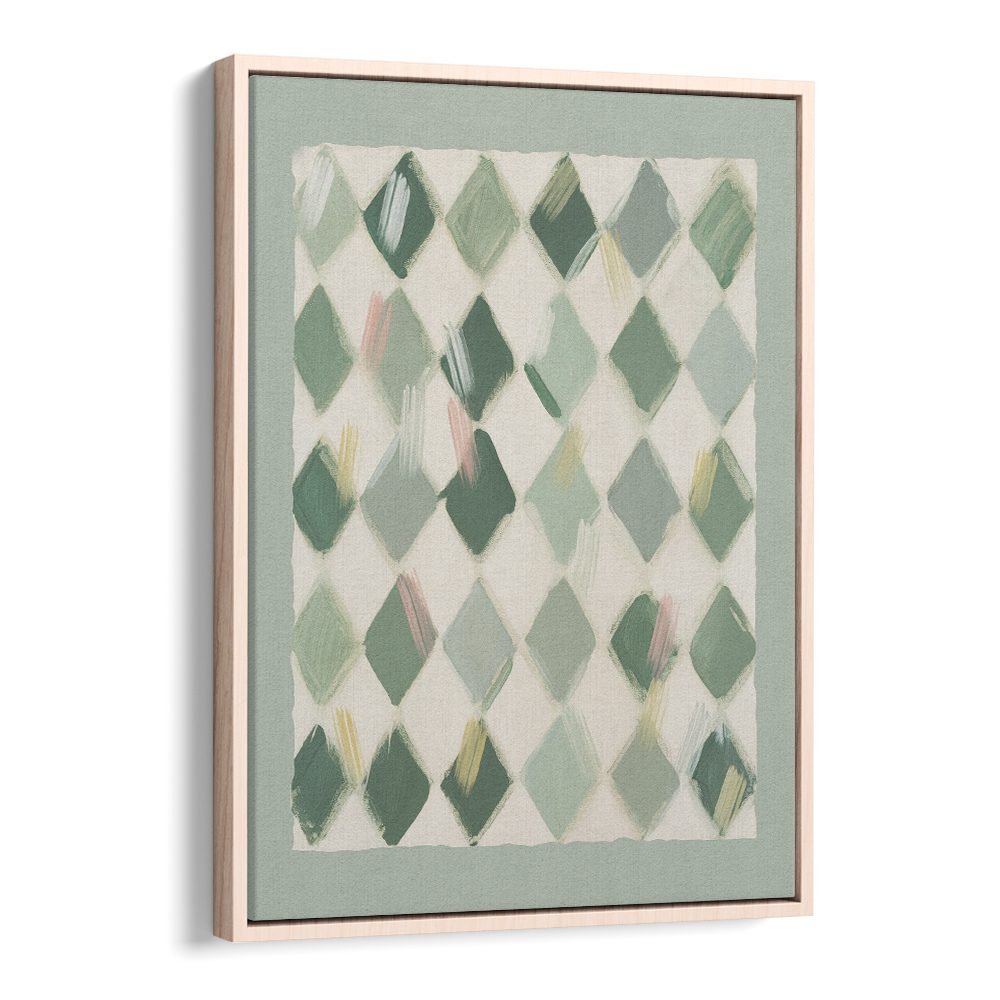 SOFT GREEN DIAMOND PATTERN