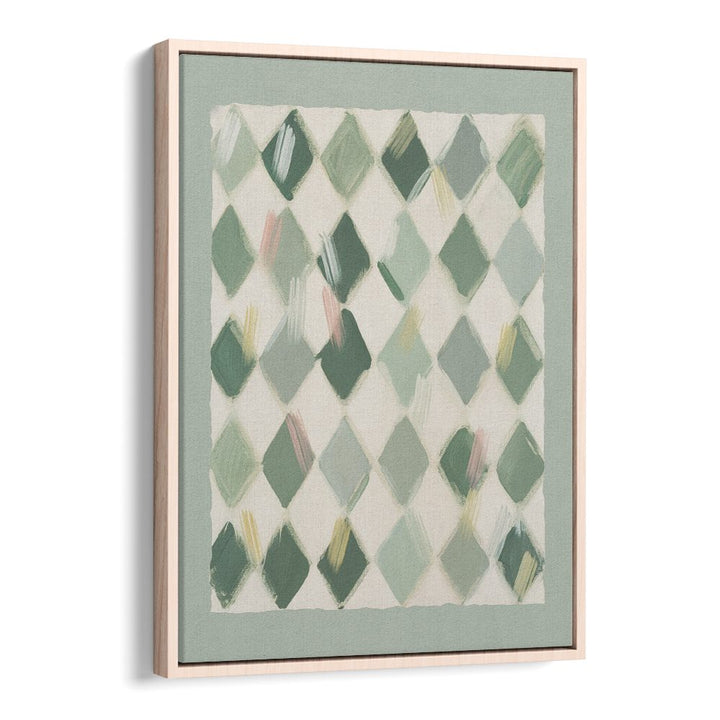 SOFT GREEN DIAMOND PATTERN