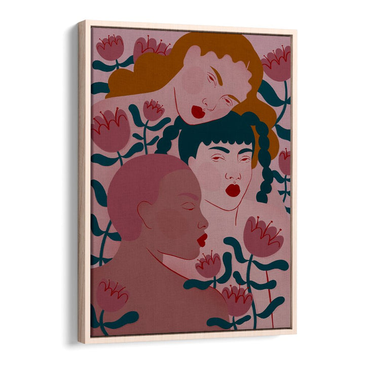 THREE WOMEN FLORAL SERENITY