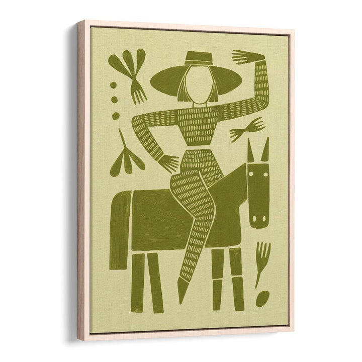 FOLK ART HORSE RIDER