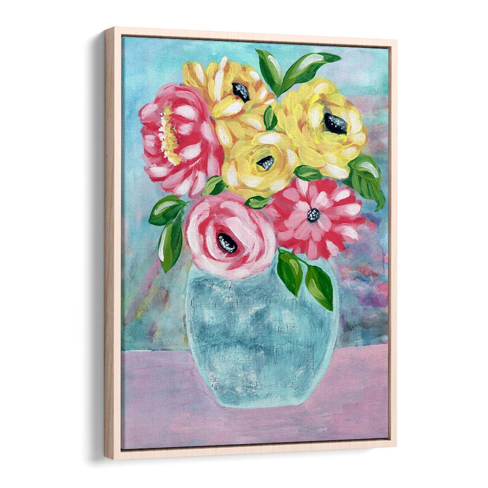 HAPPY BLOOMS IN VASE