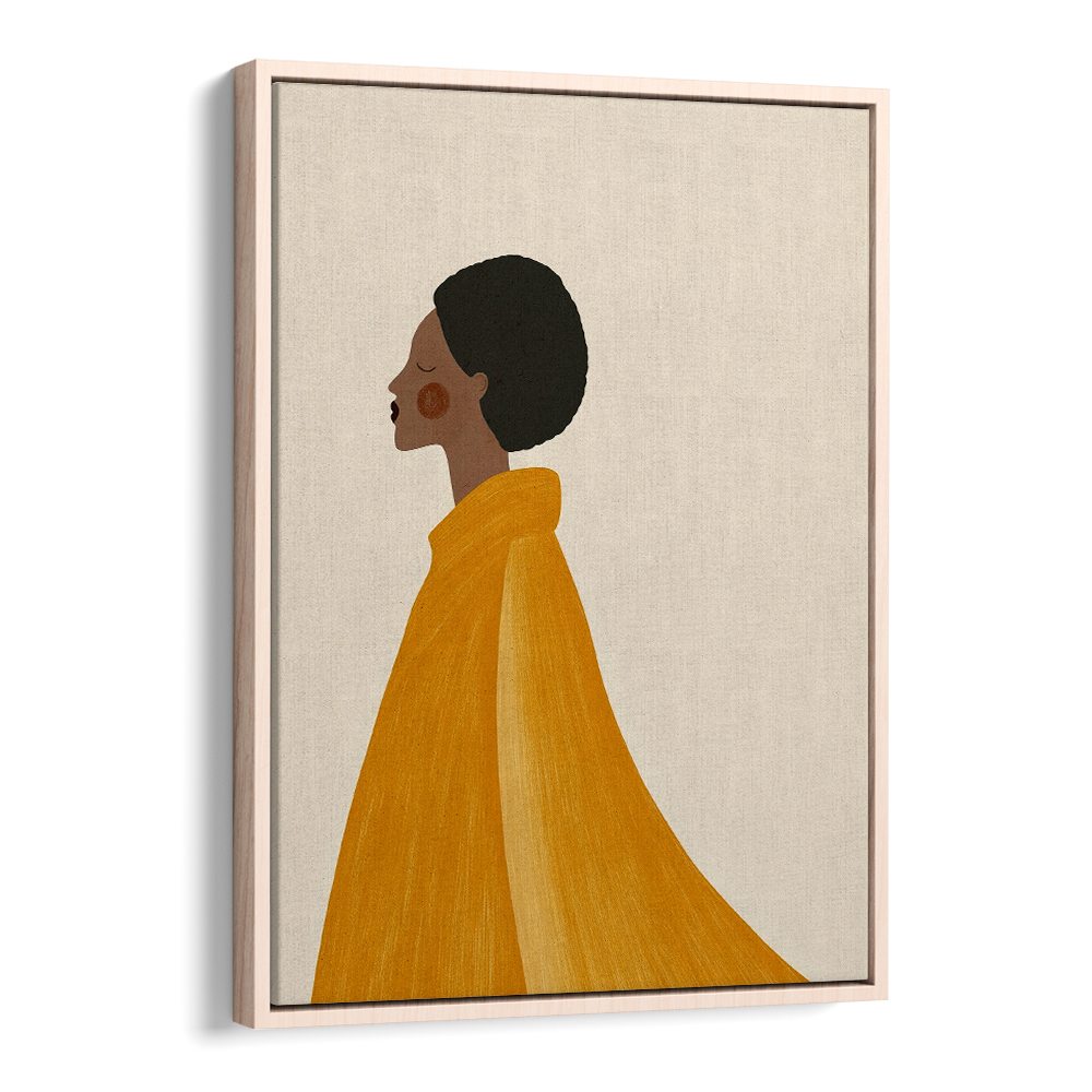 WOMAN IN YELLOW CAPE