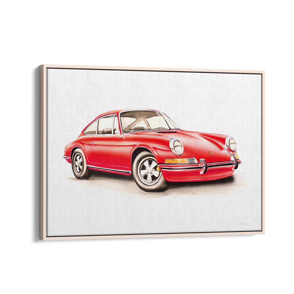 RED CLASSIC SPORTS CAR