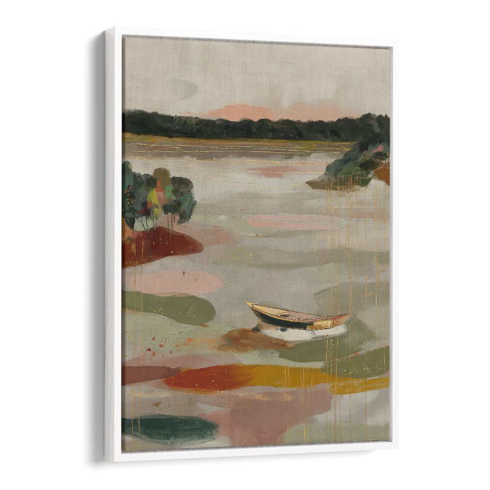 TRANQUIL BOAT ON STILL WATERS