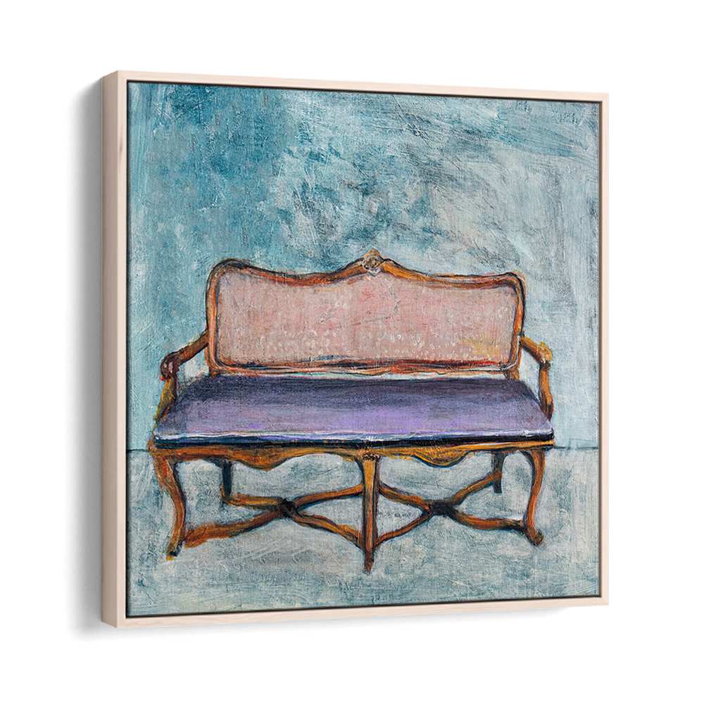 ELEGANT PURPLE SETTEE