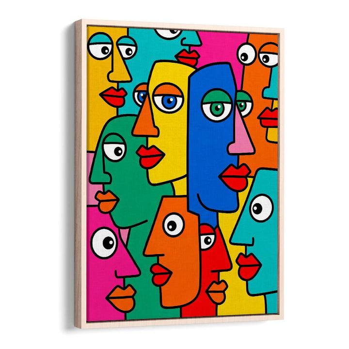 COLORFUL ABSTRACT FACES