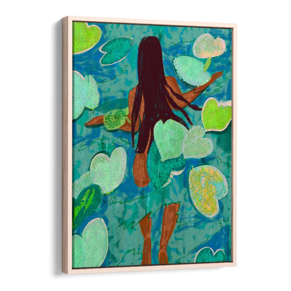 SWIMMING AMONG LILY PADS