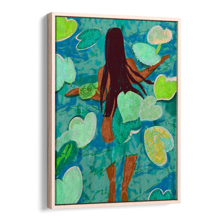 SWIMMING AMONG LILY PADS