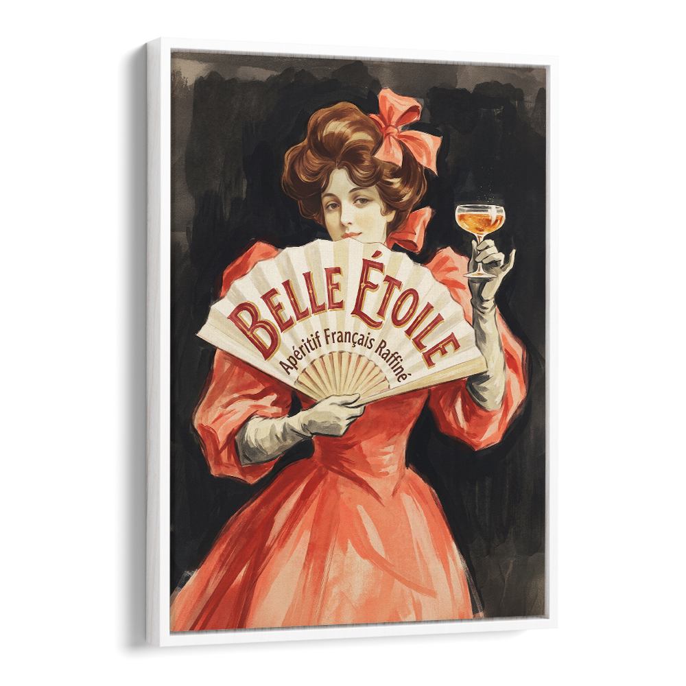 ELEGANT LADY WITH APERITIF