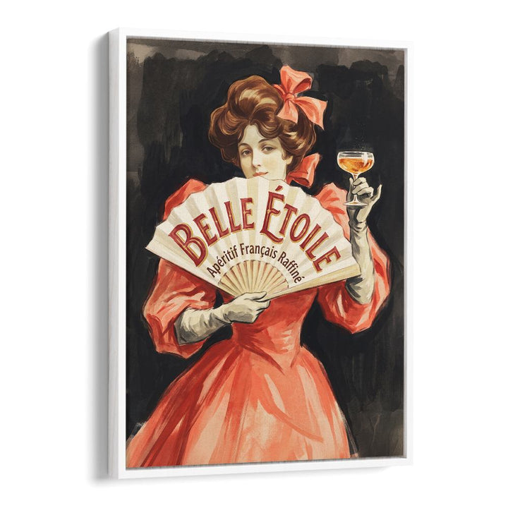 ELEGANT LADY WITH APERITIF