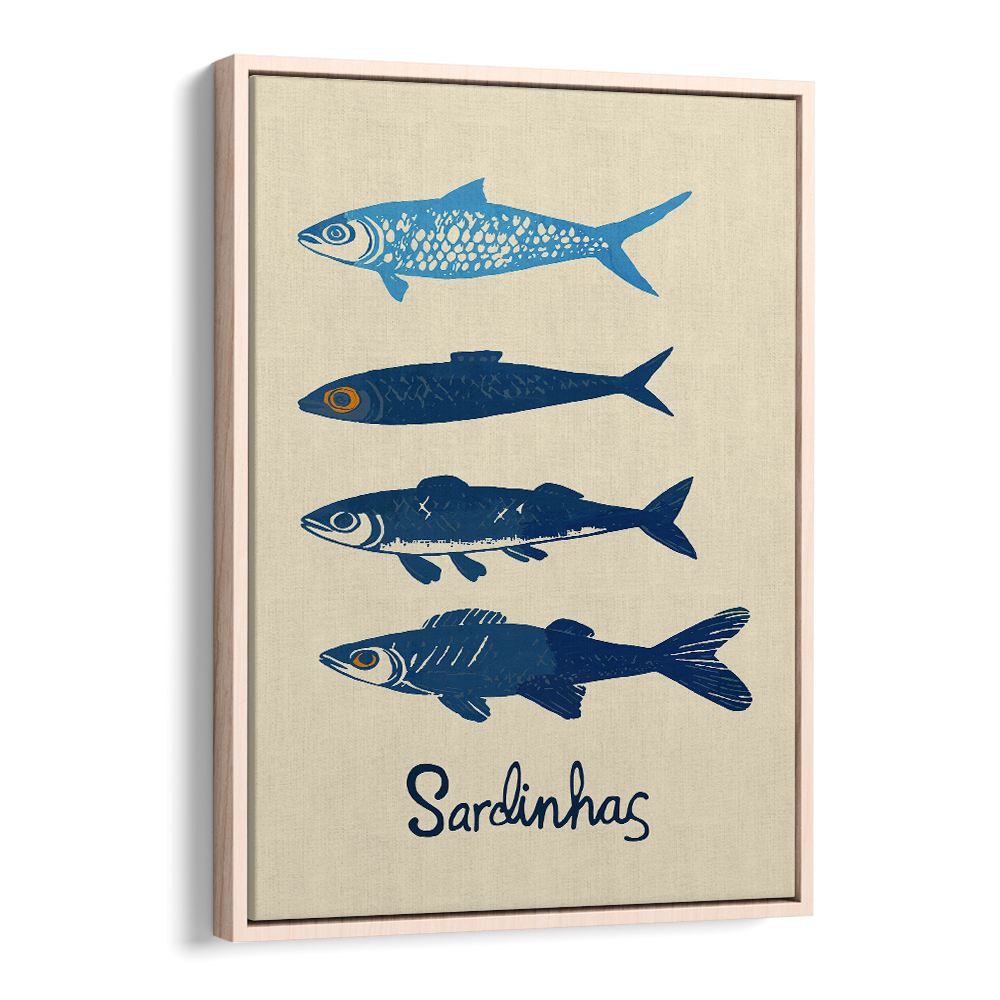 STYLIZED BLUE SARDINES